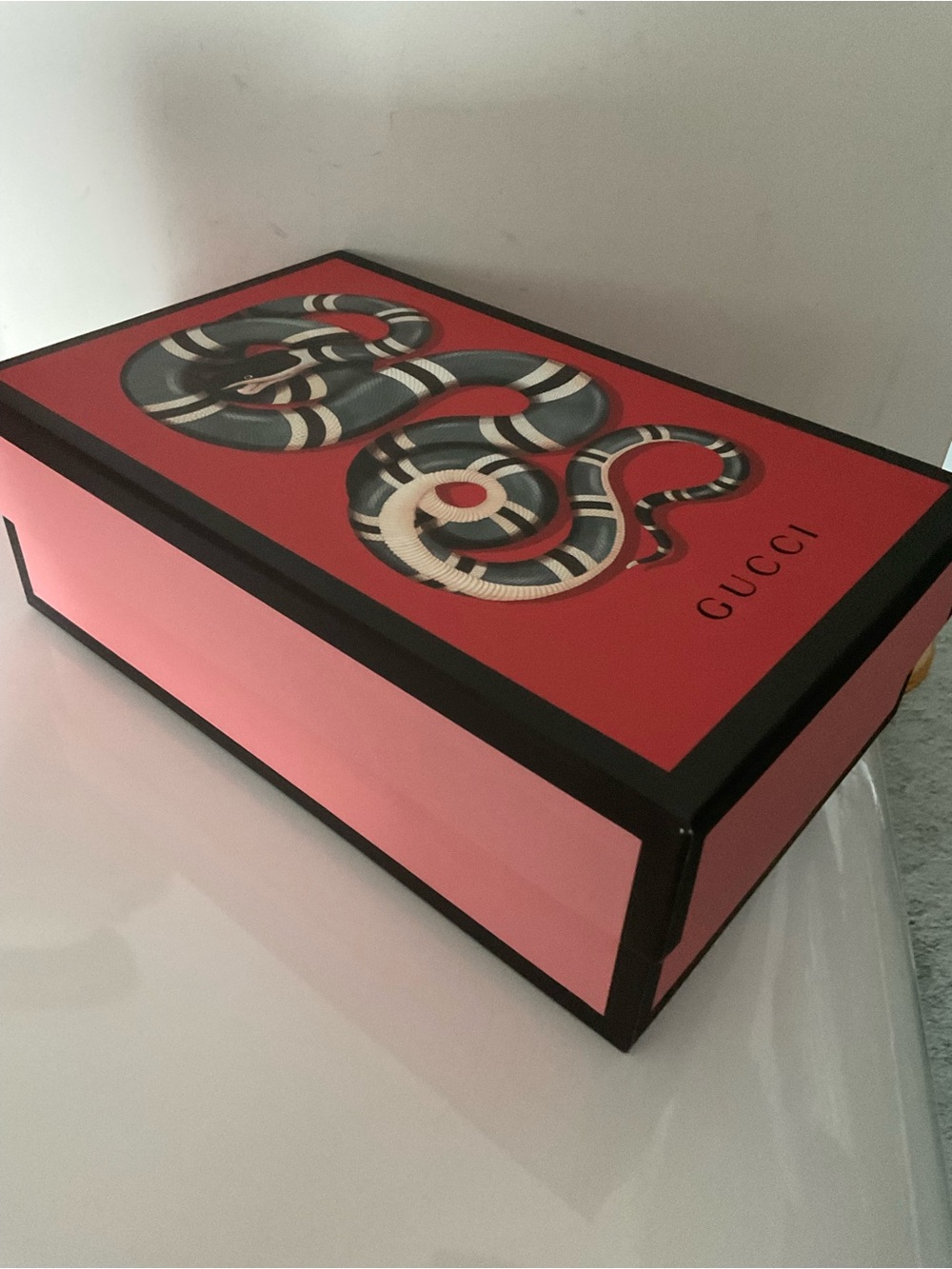 Gucci Snake Print Empty Shoe Box - Picture 4 of 7